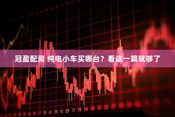 冠盈配资 纯电小车买哪台？看这一篇就够了