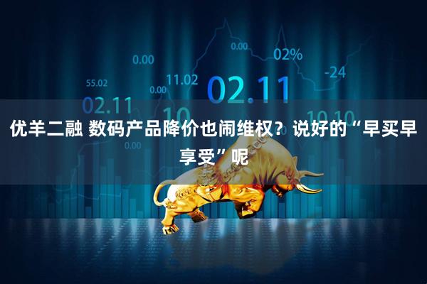 优羊二融 数码产品降价也闹维权？说好的“早买早享受”呢